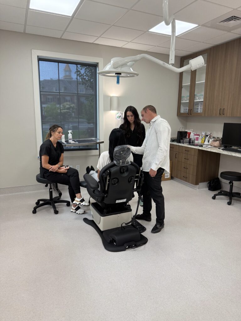 Travis Blaser NP Advanced Cosmetic Injector at Silk Touch  in Boise Idaho training staff at Idaho Falls at Pure Esthetic and Surgical Arts 