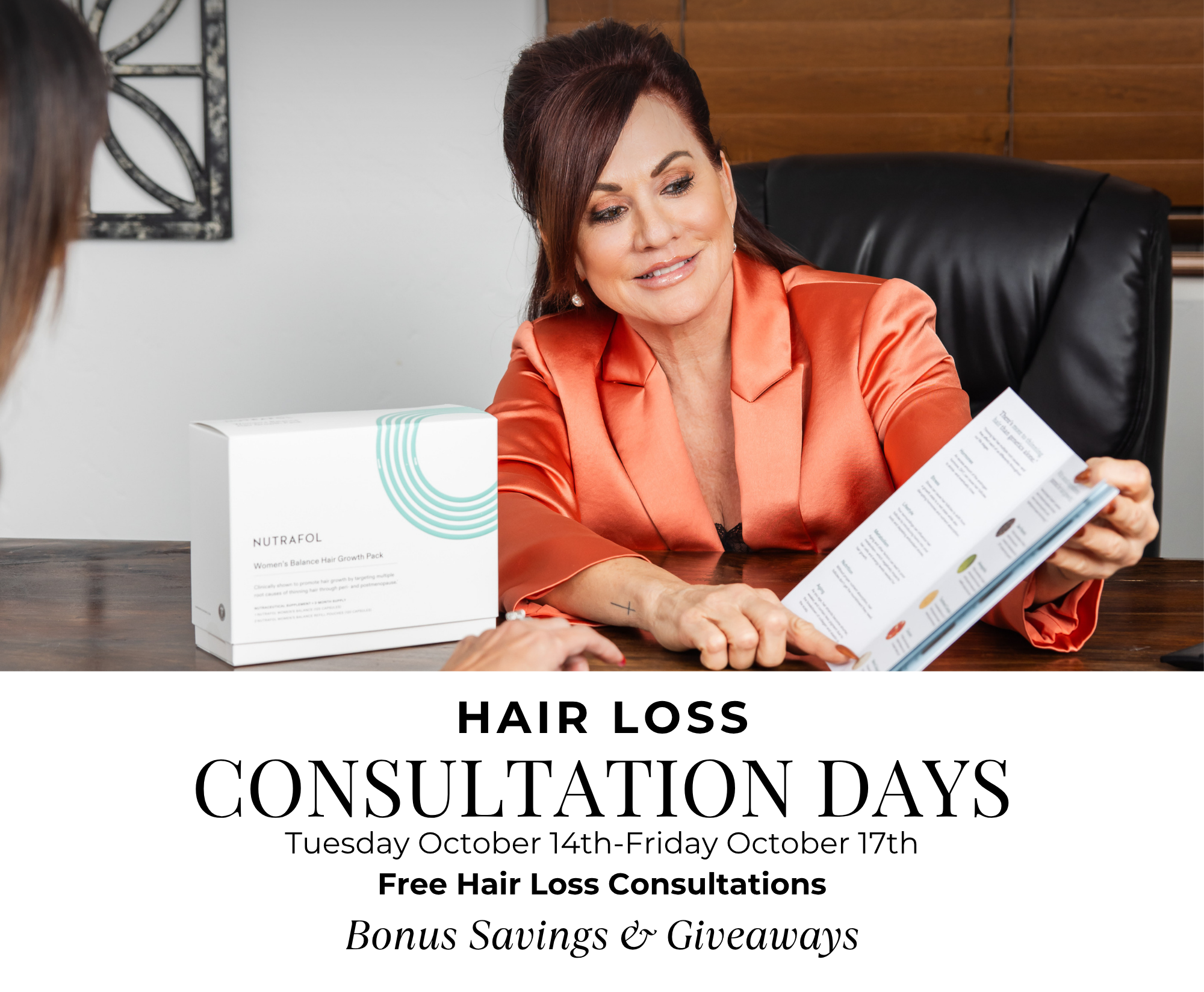 October Hair Loss Consultation Days at Silk Touch Neograft Hair Transplant Special in Boise, Idaho