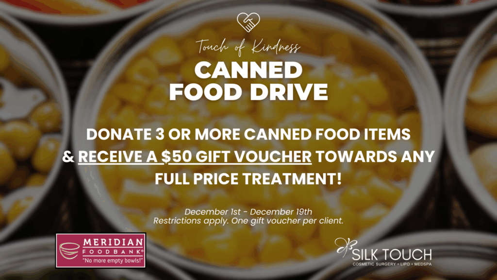 Touch of Kindness Food Drive at Silk Touch