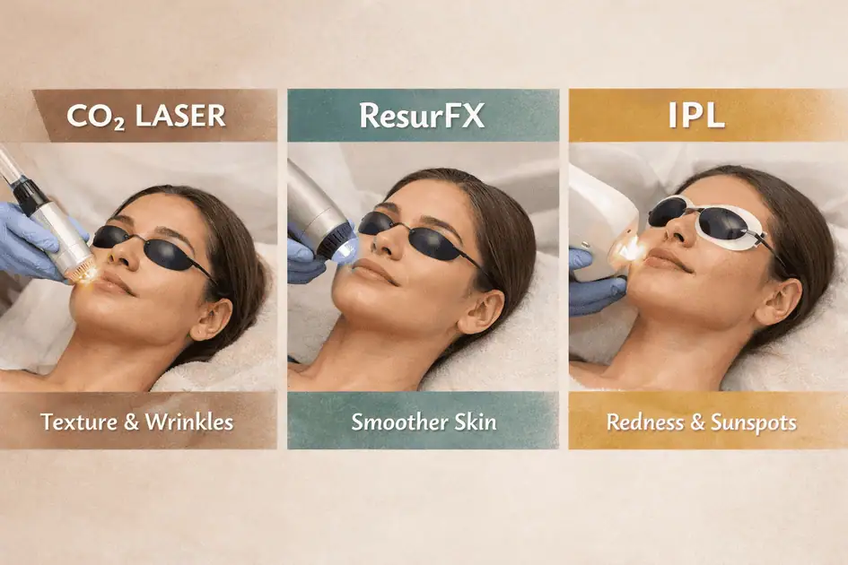 CO₂ Laser vs. ResurFX vs. IPL